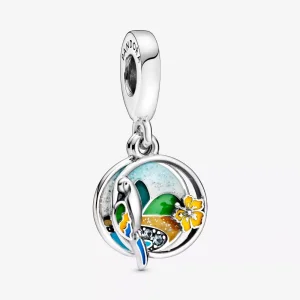 (immagine per) Charm pendente PANDORA pappagallo e spiaggia brasile - 798919C01