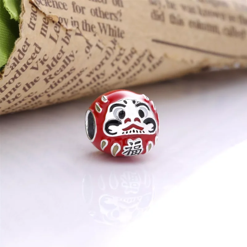 (immagine per) Charm PANDORA bambola daruma rossa - 798920C01 - Visualizza 2