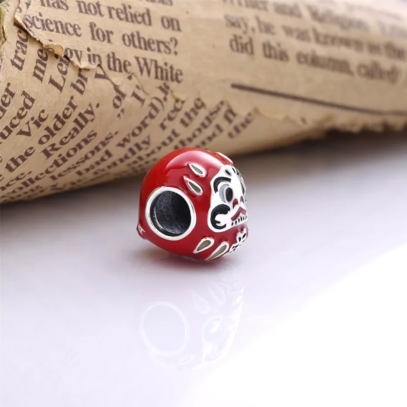 (immagine per) Charm PANDORA bambola daruma rossa - 798920C01 - Visualizza 3