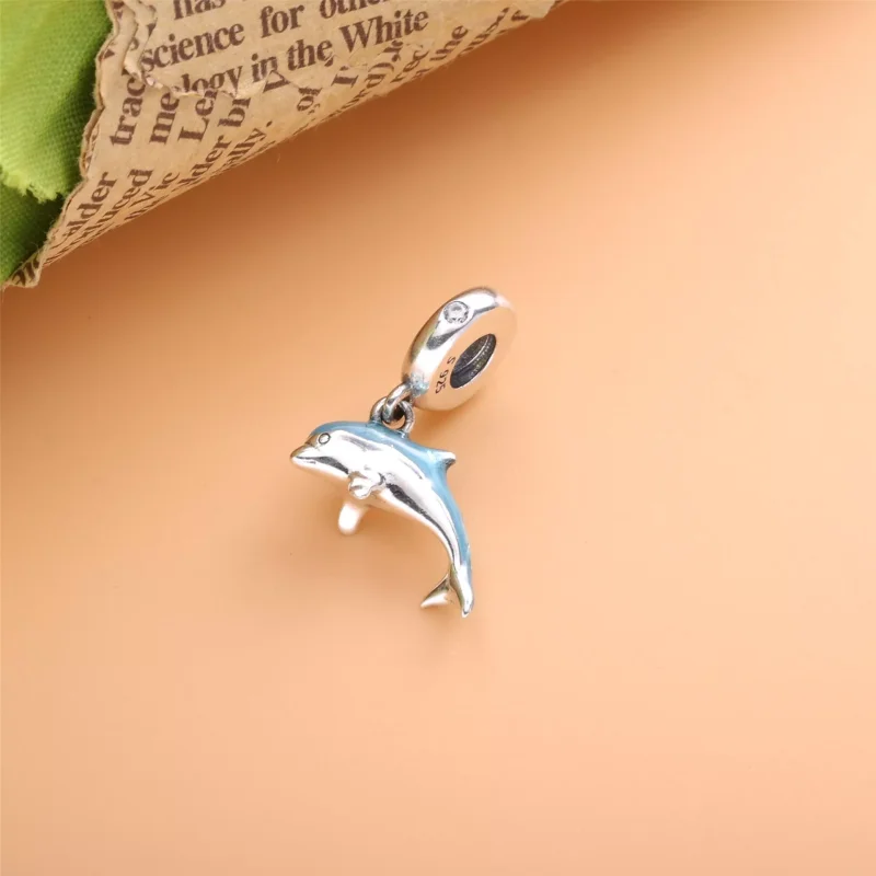 (immagine per) Charm pendente PANDORA delfino - 798947C01 - Visualizza 2