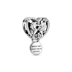 (immagine per) Charm PANDORA openwork cuore e cavallucci marini - 798949C00