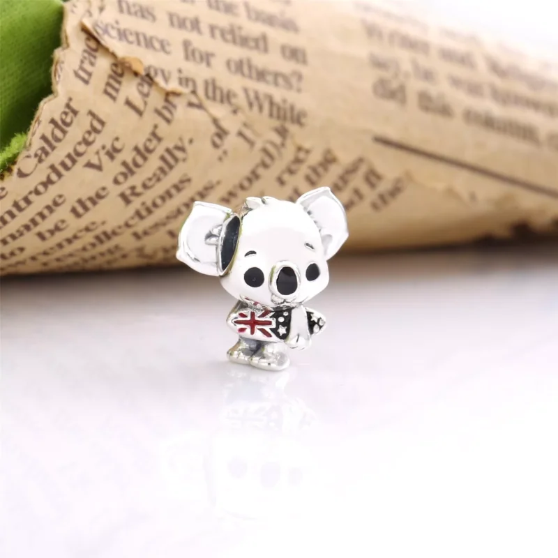 (immagine per) Charm PANDORA koala che fa surf - 799031C01 - Visualizza 2