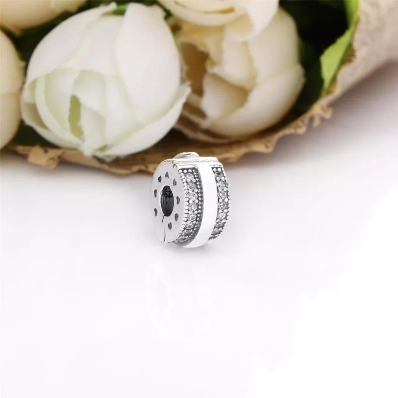 (immagine per) Clip PANDORA con logo e pavé scintillante - 799042C01 - Visualizza 2