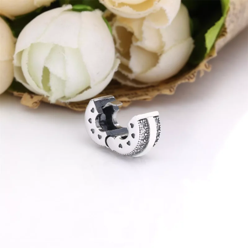 (immagine per) Clip PANDORA con logo e pavé scintillante - 799042C01 - Visualizza 4