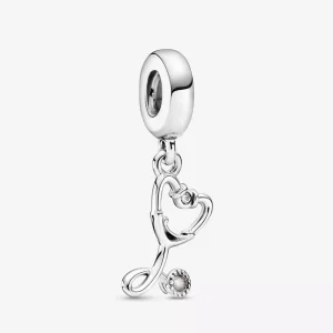 (immagine per) Charm pendente PANDORA con cuore Stetoscopio - 799072C01