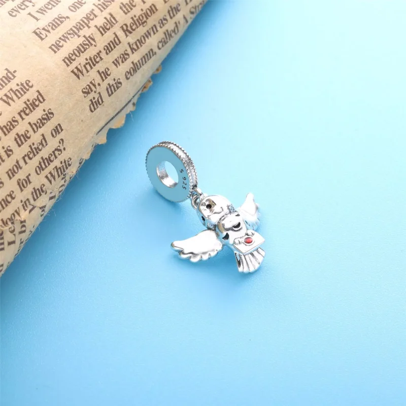 (immagine per) Harry Potter, Charm pendente PANDORA La civetta Edvige - 799123C01 - Visualizza 2