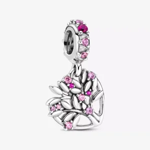 (immagine per) Charm pendente PANDORA a cuore rosa Albero della famiglia - 799153C01