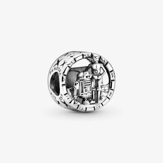 (immagine per) Star Wars, Charm PANDORA openwork C-3PO e R2-D2 - 799245C00
