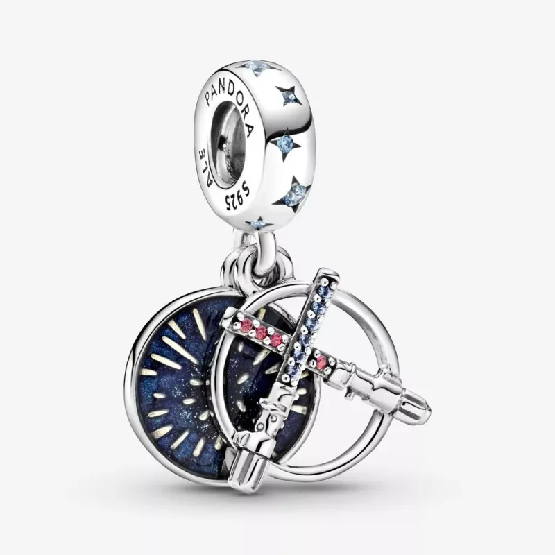 (immagine per) Star Wars, Charm pendente PANDORA doppio Spada laser - 799252C01