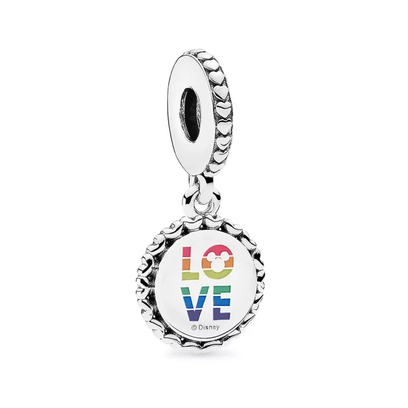 (immagine per) Charm pendente PANDORA Disney Topolino Arcobaleno - P400036052279 - Visualizza 2