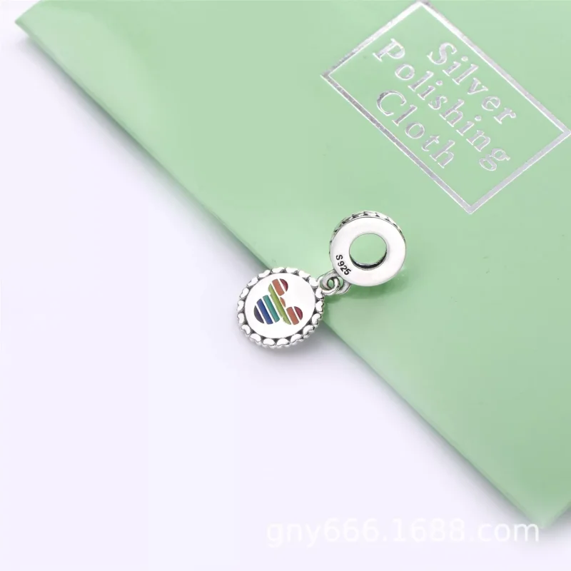 (immagine per) Charm pendente PANDORA Disney Topolino Arcobaleno - P400036052279 - Visualizza 4