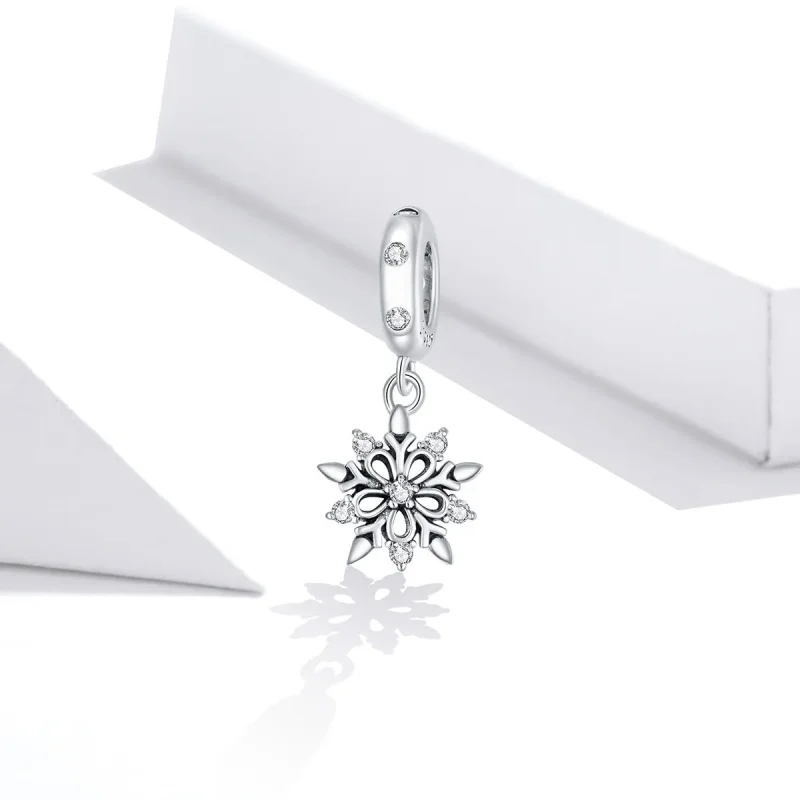 (immagine per) Charm Pendente tipo Pandora Fiocco di neve di cristallo - SCC1649 - Visualizza 2