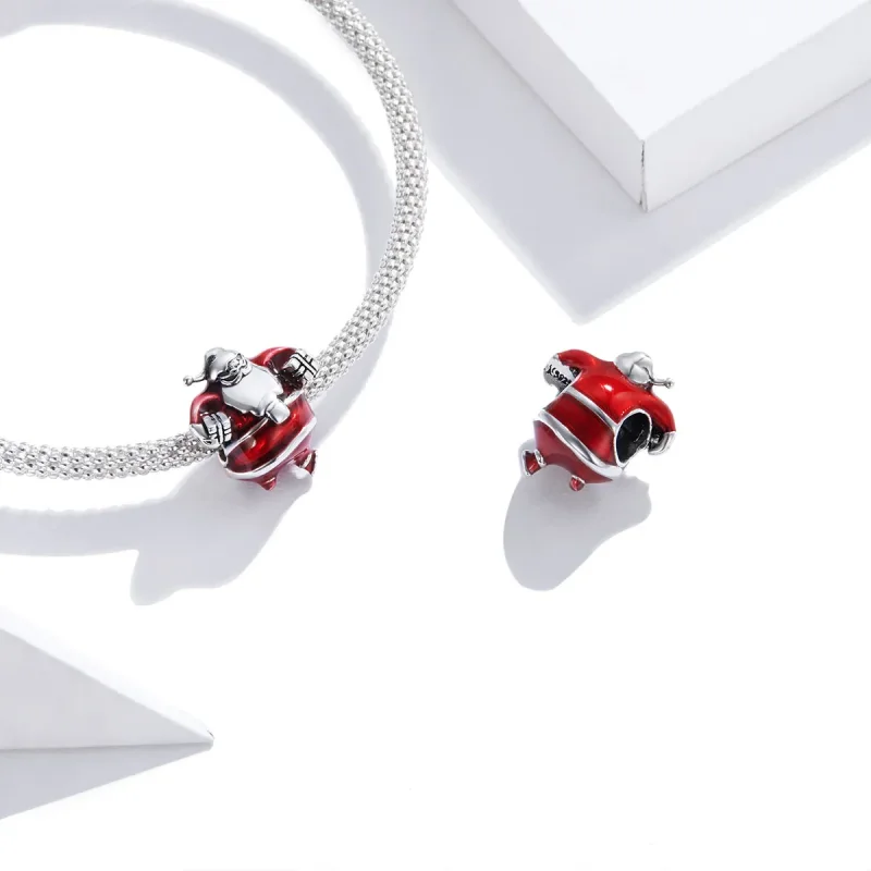 (immagine per) Charm tipo Pandora Babbo Natale - SCC1664 - Visualizza 4