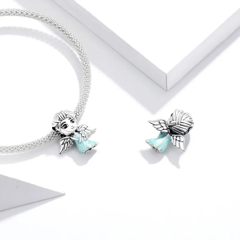 (immagine per) Charm tipo Pandora Fata della neve - SCC1652 - Visualizza 4