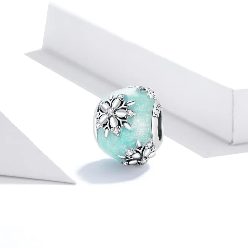 (immagine per) Charm tipo Pandora Fiocchi di neve lucidi - SCC1650 - Visualizza 2
