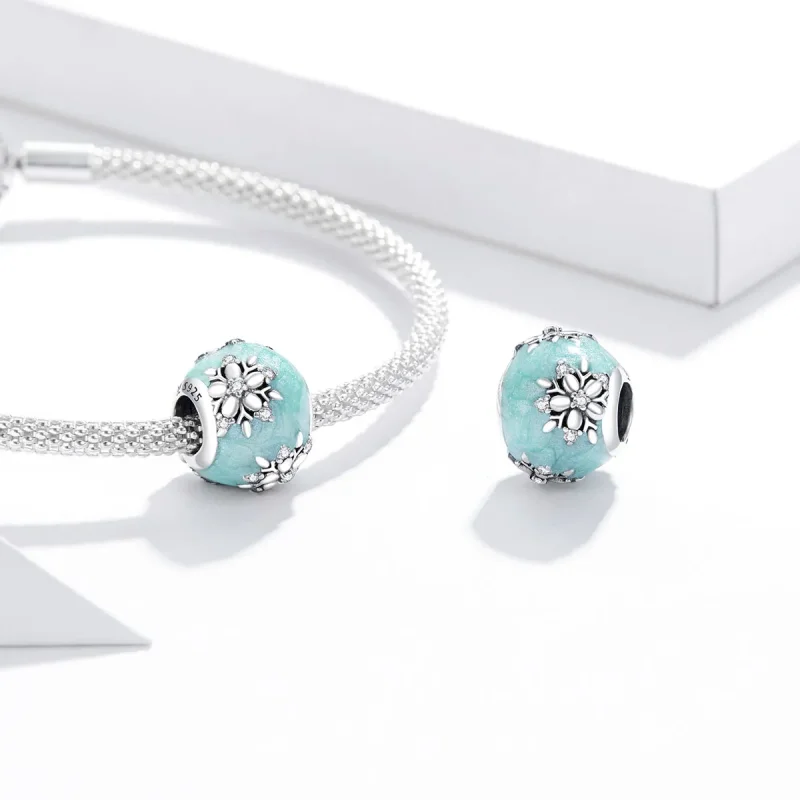 (immagine per) Charm tipo Pandora Fiocchi di neve lucidi - SCC1650 - Visualizza 4