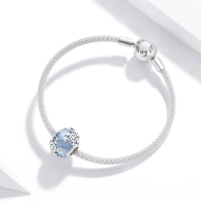(immagine per) Charm tipo Pandora Fiocco di neve di cristallo - SCC1666 - Visualizza 3