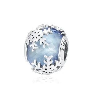 (immagine per) Charm tipo Pandora Fiocco di neve di cristallo - SCC1666