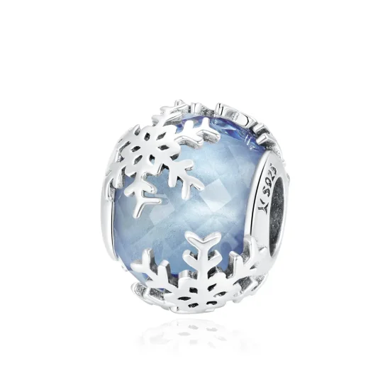 (immagine per) Charm tipo Pandora Fiocco di neve di cristallo - SCC1666