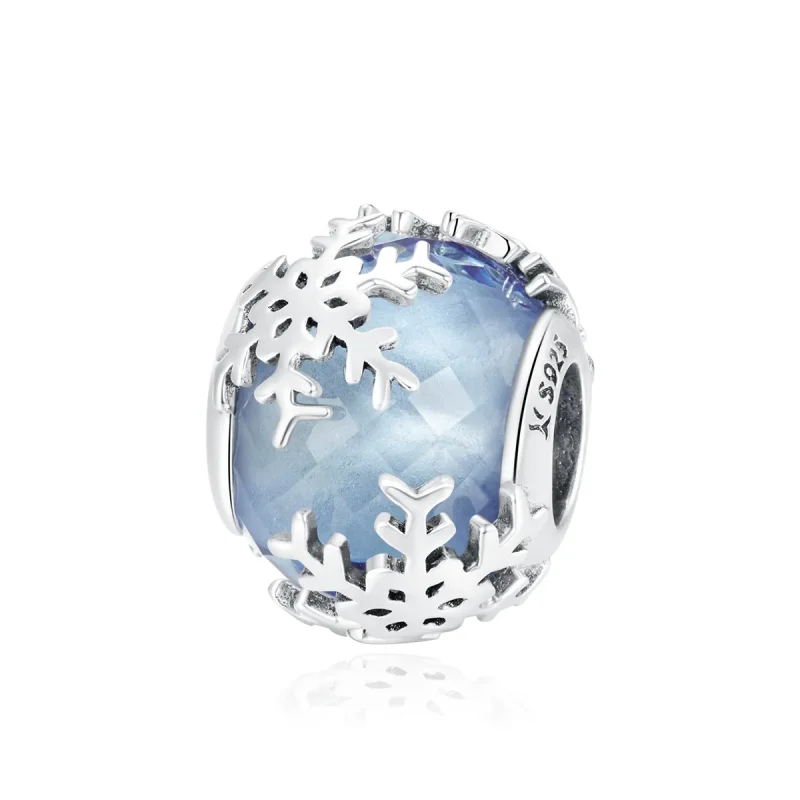(immagine per) Charm tipo Pandora Fiocco di neve di cristallo - SCC1666