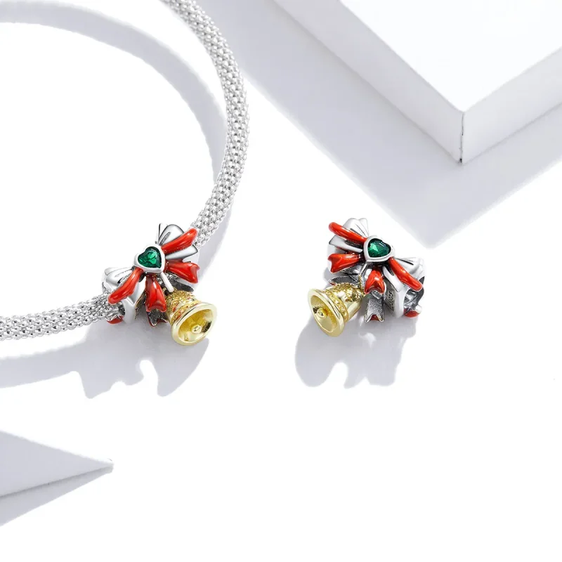 (immagine per) Charm tipo Pandora Jingle Bell - SCC1668 - Visualizza 4