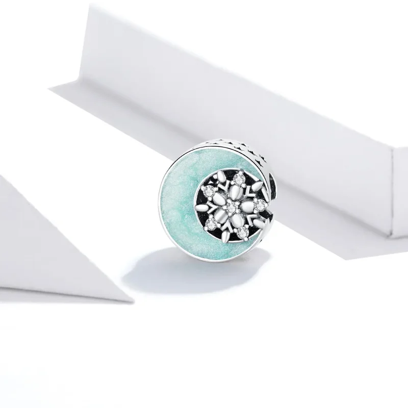 (immagine per) Charm tipo Pandora Neve e chiaro di luna - SCC1653 - Visualizza 2