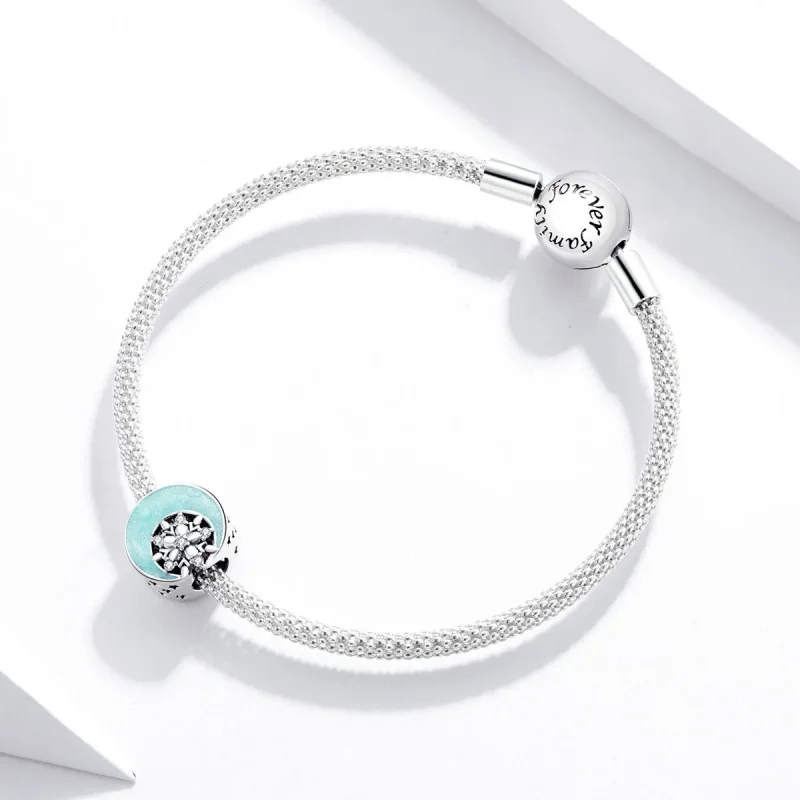 (immagine per) Charm tipo Pandora Neve e chiaro di luna - SCC1653 - Visualizza 3