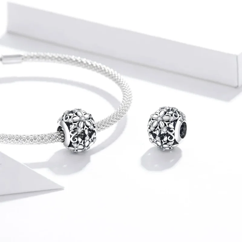 (immagine per) Charm tipo Pandora Openwork Fiocchi di neve - SCC1651 - Visualizza 4