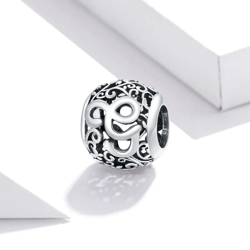 (immagine per) Charm tipo Pandora Openwork Fiore Lettera G - SCC1444-G - Visualizza 2