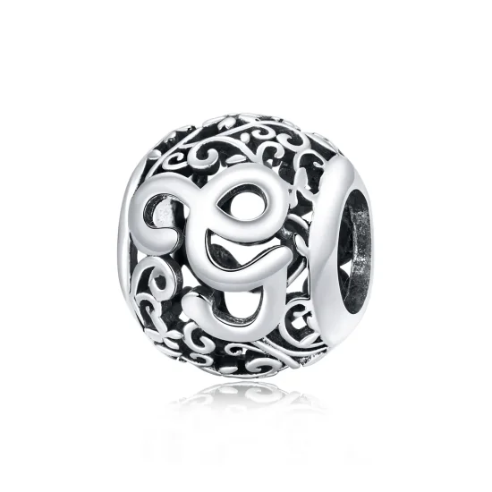 (immagine per) Charm tipo Pandora Openwork Fiore Lettera G - SCC1444-G