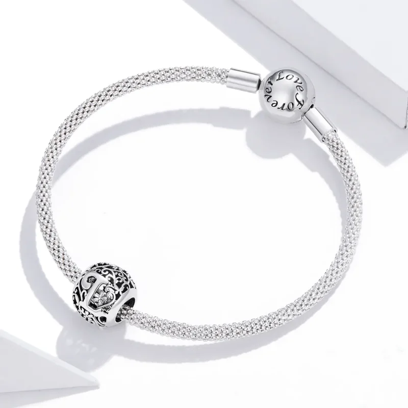 (immagine per) Charm tipo Pandora Openwork Fiore Lettera L - SCC1444-L - Visualizza 3
