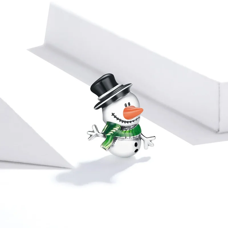 (immagine per) Charm tipo Pandora Piccolo pupazzo di neve - SCC1665 - Visualizza 2