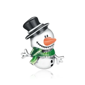 (immagine per) Charm tipo Pandora Piccolo pupazzo di neve - SCC1665