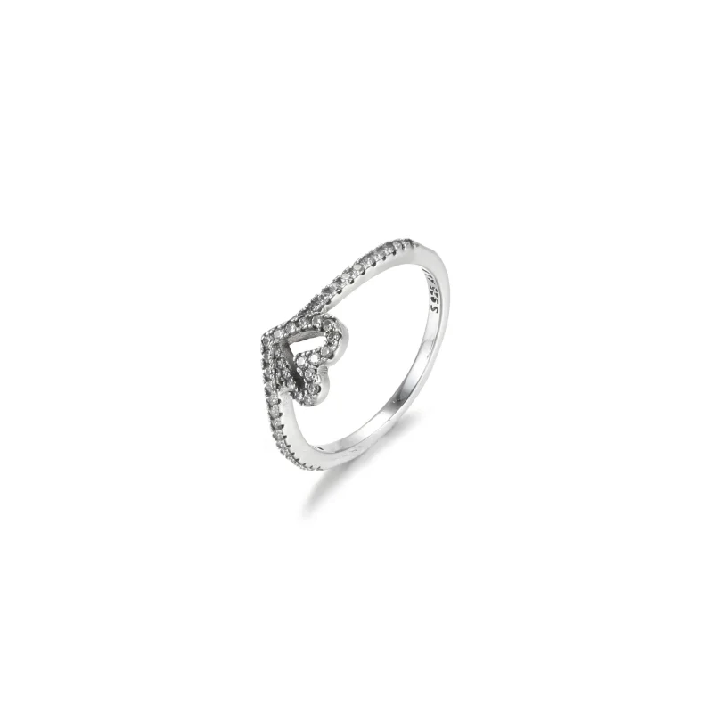 (immagine per) Anello PANDORA Cuore Desiderio Scintillante - 199302C01 - Visualizza 2
