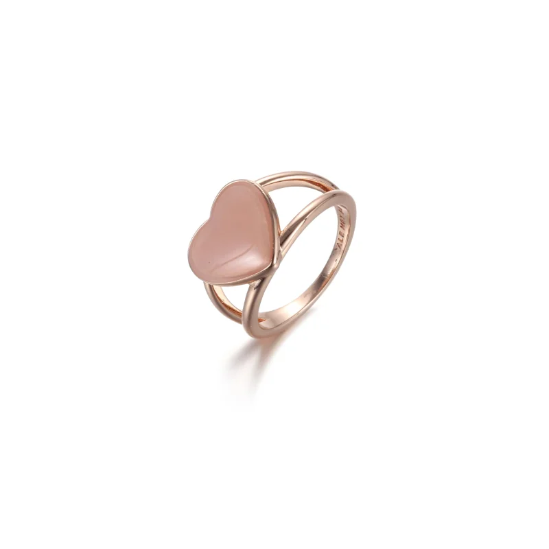 (immagine per) Anello Pandora Dichiarazione di cuore rosa vortice - 189263C01 - Visualizza 4