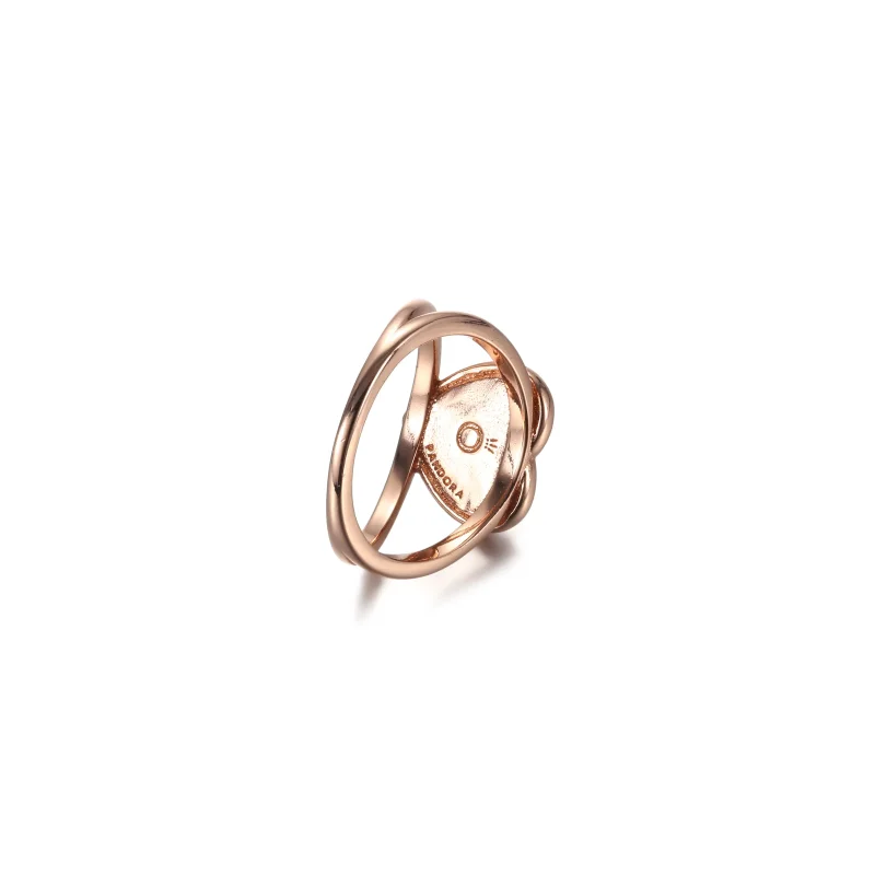 (immagine per) Anello Pandora Dichiarazione di cuore rosa vortice - 189263C01 - Visualizza 5