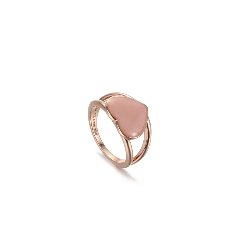 (immagine per) Anello Pandora Dichiarazione di cuore rosa vortice - 189263C01 - Visualizza 6