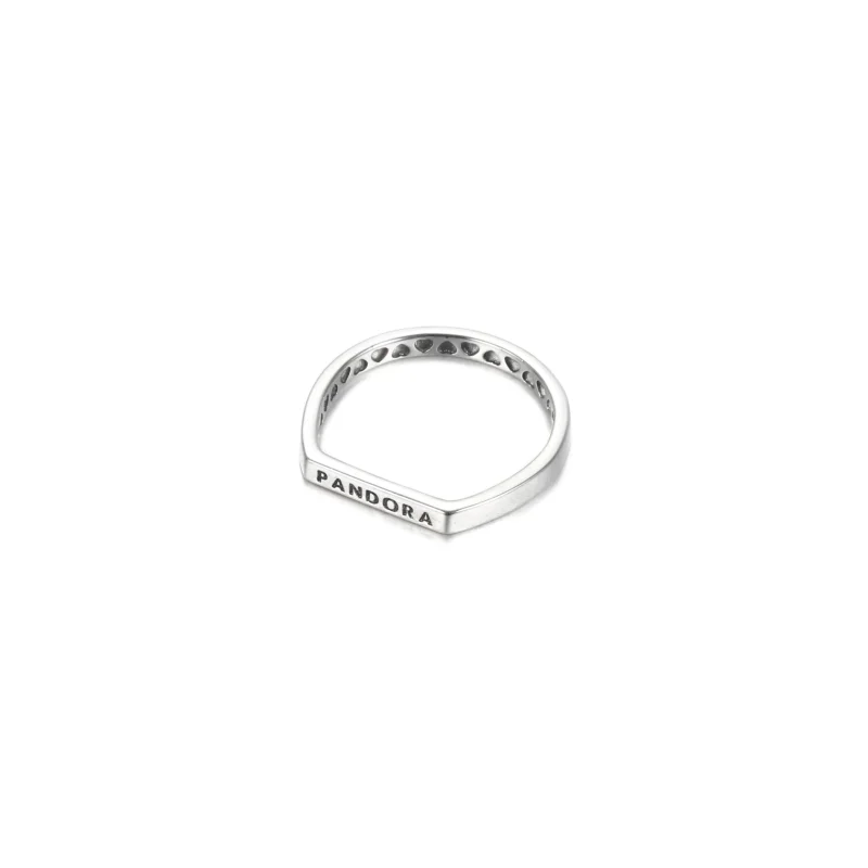 (immagine per) Anello Pandora Impilamento della barra del logo - 199048C00 - Visualizza 3