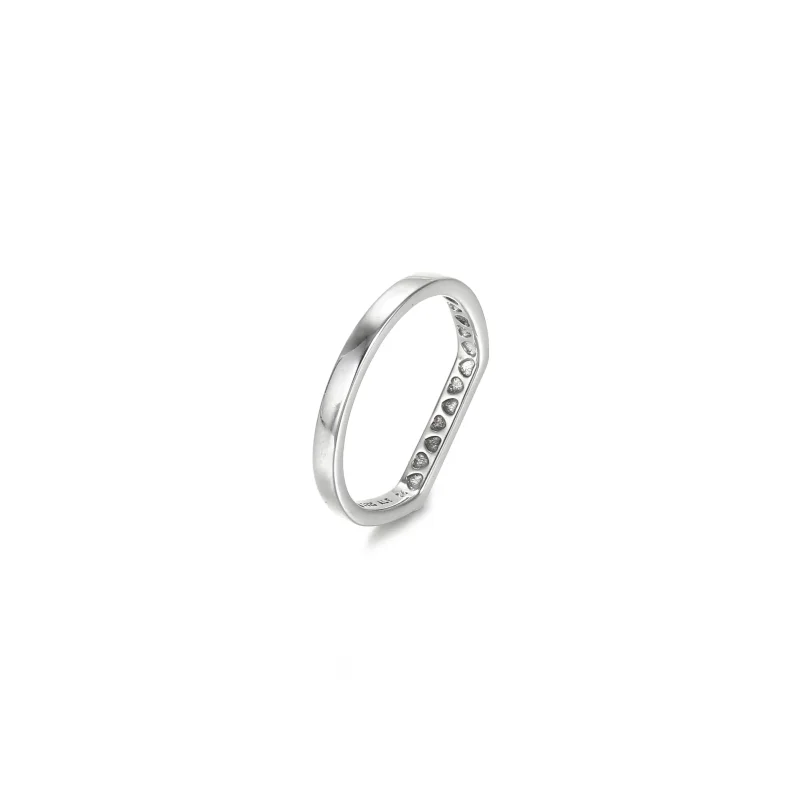 (immagine per) Anello Pandora Impilamento della barra del logo - 199048C00 - Visualizza 5