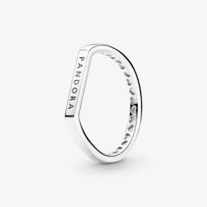 (immagine per) Anello Pandora Impilamento della barra del logo - 199048C00