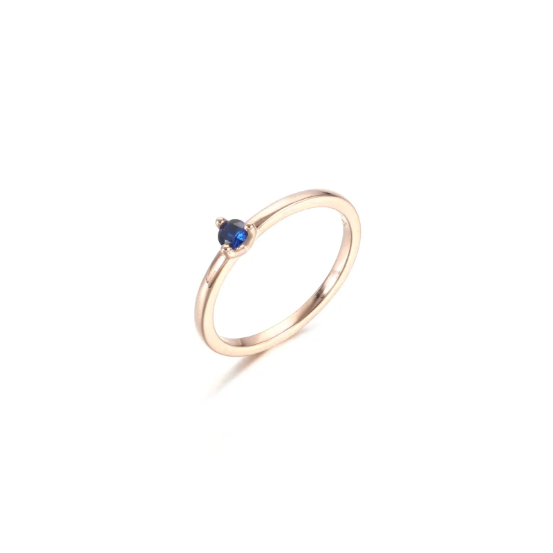 (immagine per) Anello PANDORA Solitario Azzurro - 189259C02 - Visualizza 10