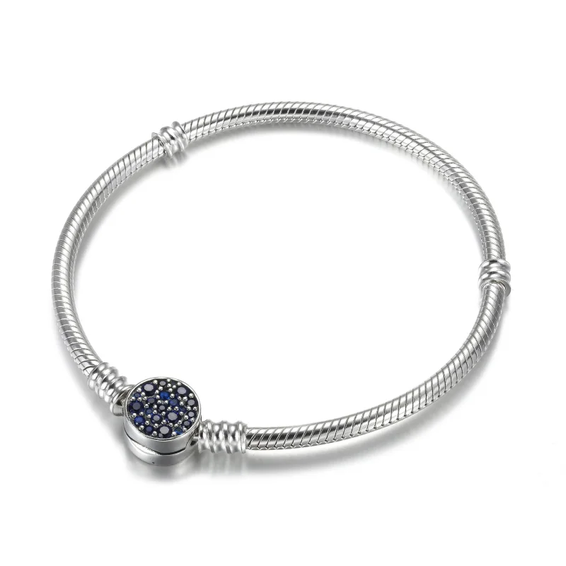 (immagine per) Bracciale PANDORA con Chiusura Pietre Blu - 599288C01 - Visualizza 2