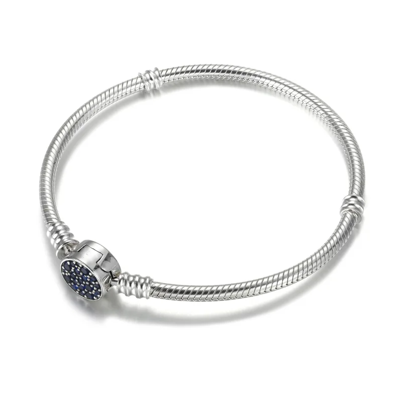 (immagine per) Bracciale PANDORA con Chiusura Pietre Blu - 599288C01 - Visualizza 3