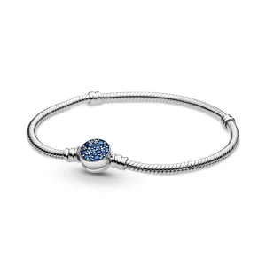 (immagine per) Bracciale PANDORA con Chiusura Pietre Blu - 599288C01