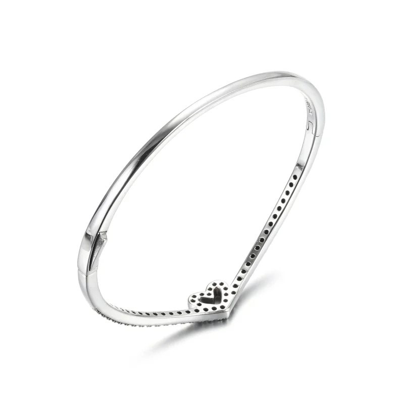 (immagine per) Bracciale PANDORA Cuore Desiderio Scintillante - 599297C01 - Visualizza 4