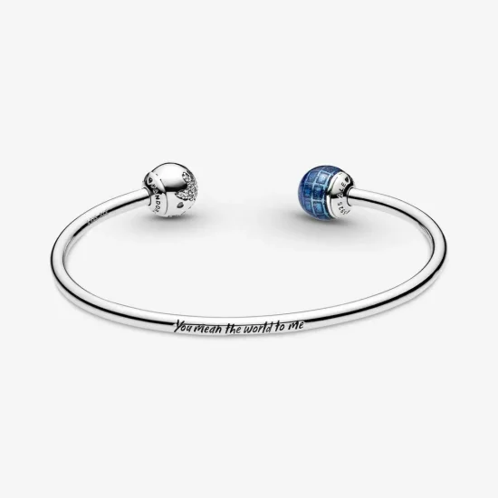 (immagine per) Bracciale Pandora pianeta e globo blu - 599223C01