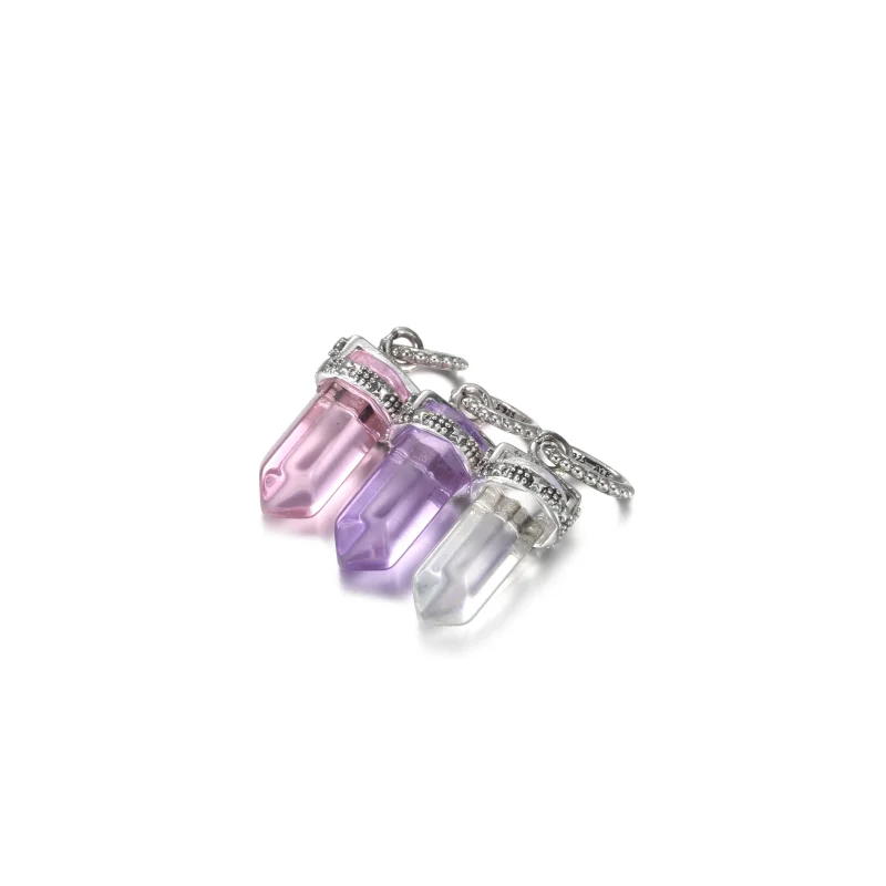 (immagine per) Catenina Pandora Amuleto bianco - 399185C03 - Visualizza 2