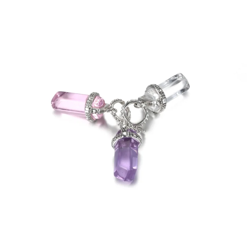 (immagine per) Catenina Pandora Amuleto bianco - 399185C03 - Visualizza 3