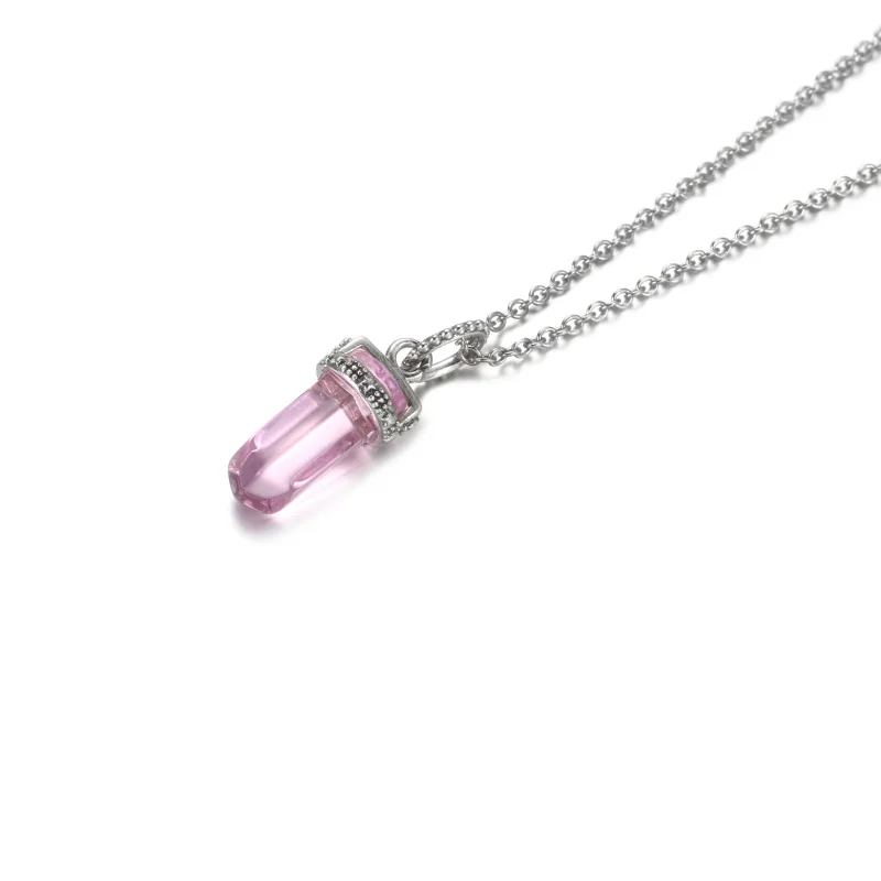 (immagine per) Catenina Pandora Amuleto bianco - 399185C03 - Visualizza 5