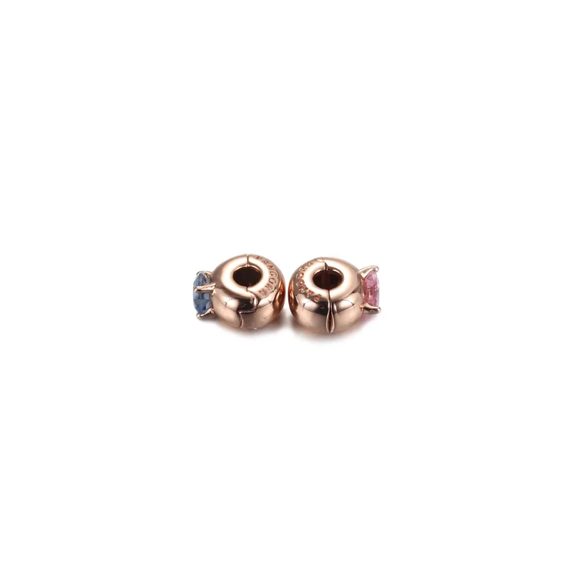 (immagine per) Charm Clip Pandora Solitario Cuore Blu - 789203C02 - Visualizza 5